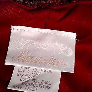 Burgundy color sequin cocktail dress